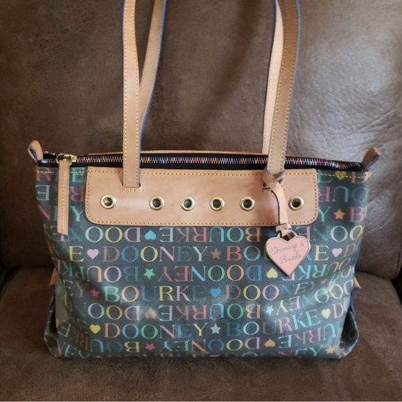 Dooney & Bourke Handbags - Dooney & Bourke Multicolor Tote Bag like new